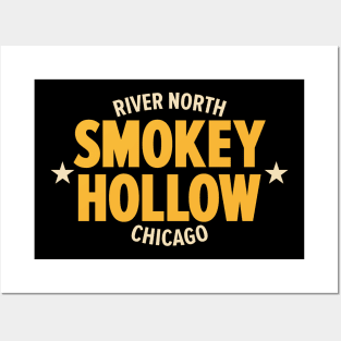 Smokey Hollow Chicago Shirt - Embrace the Legacy of River North Posters and Art